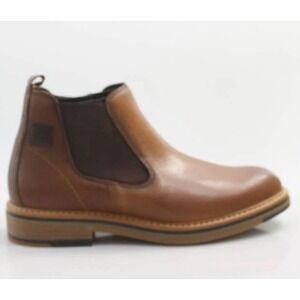 Fluchos Kasper Leather Slip On Ankle Boots Men's 43 Brown Spain